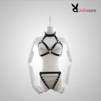 Women's Bundled Bra and Panty Chain Clothes