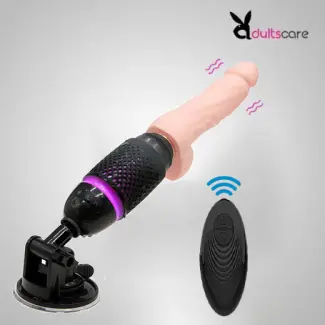 Super Mini Remote Fuck Machine With Realistic Dildo